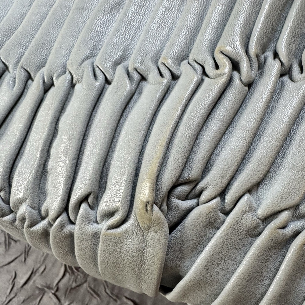 COACH Madison Sophia Satchel Shoulder Bag Gray Gathered Leather - Picture 6 of 16